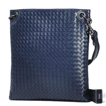 BOTTEGA VENETA ボッテガヴェネタ バッグ コピー レザー ショルダーバッグ 161623 v465c 4162 イントレチャート ディープブルー